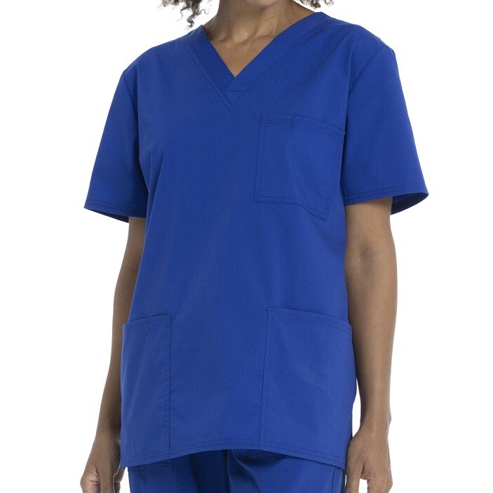 Scrubstar 3XL Core Essentials Unisex VNeck Scrub Top WM01T895 electric