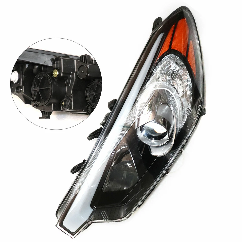 Left Driver Side Halogen Headlight Assembly for 2014 2015 2016 Kia Forte Models Foto 2 de 4