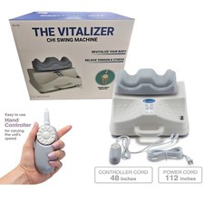 U.S Jaclean USJ106 Chi Vitalizer QI Machine Variable Speed Remote Auto-Timer NEW