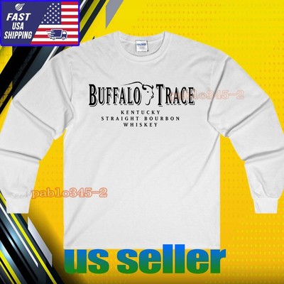 NEW SHIRT BUFFALO TRACE LOGO LONG SLEEVE T-SHIRT UNISEX FUNNY USA SIZE S-5XL