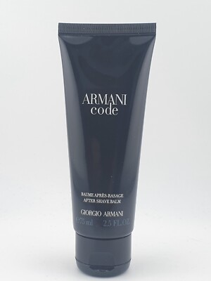 Giorgio Armani Code pour Homme After Shave Balm Baume Apres Rasage  75ml NEU