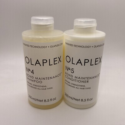 OLAPLEX No.4 and No.5 Bond Maintenance Shampoo and Conditioner Set Duo Sz 8.5oz