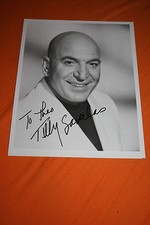 Telly Savalas ,Autogramm, Autograph auf Grossfoto(#GF4)=