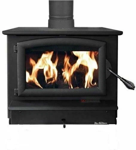 Buck Stove FP-74-B Non-Catalytic Wood Burning Stove w/ Black Door | eBay