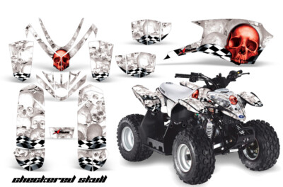 Atv Graphics Aufkleber Sticker Für Polaris Outlaw/Predator 50 Alle Baujahre