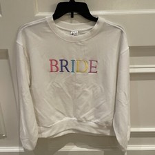 Bride Sweatshirt Mrs Sweatshirt New Wife Future Mrs Women's Small