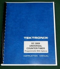 Tektronix DC 5009 Instruction Manual: w/ 11"X17" Foldouts & Protective Covers