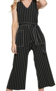 nine west black jumpsuit