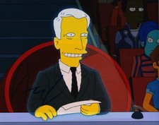 ANDERSON COOPER CNN SIMPSONS SIGNED 8X10 PHOTO AUTHENTIC AUTOGRAPH COA