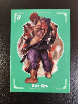 2023 Cardsmiths Street Fighter Series 1 Evil Ryu #48 Convention Green Base