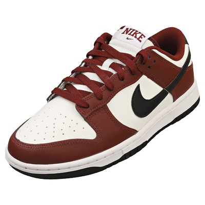 Nike Dunk Low Mens Fashion Trainers in Dark Team Red 11 US