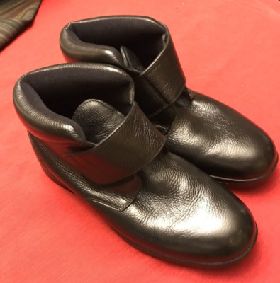 DREW SHOES MEN'S BIG EASY COMFORT ORTHOPAEDIC DIABETIC SHOES SIZE 12 M BLACK