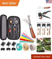 Japanese 6-Blade Grafting Tool Kit with Knife and Tapes for Garden Enthusiasts