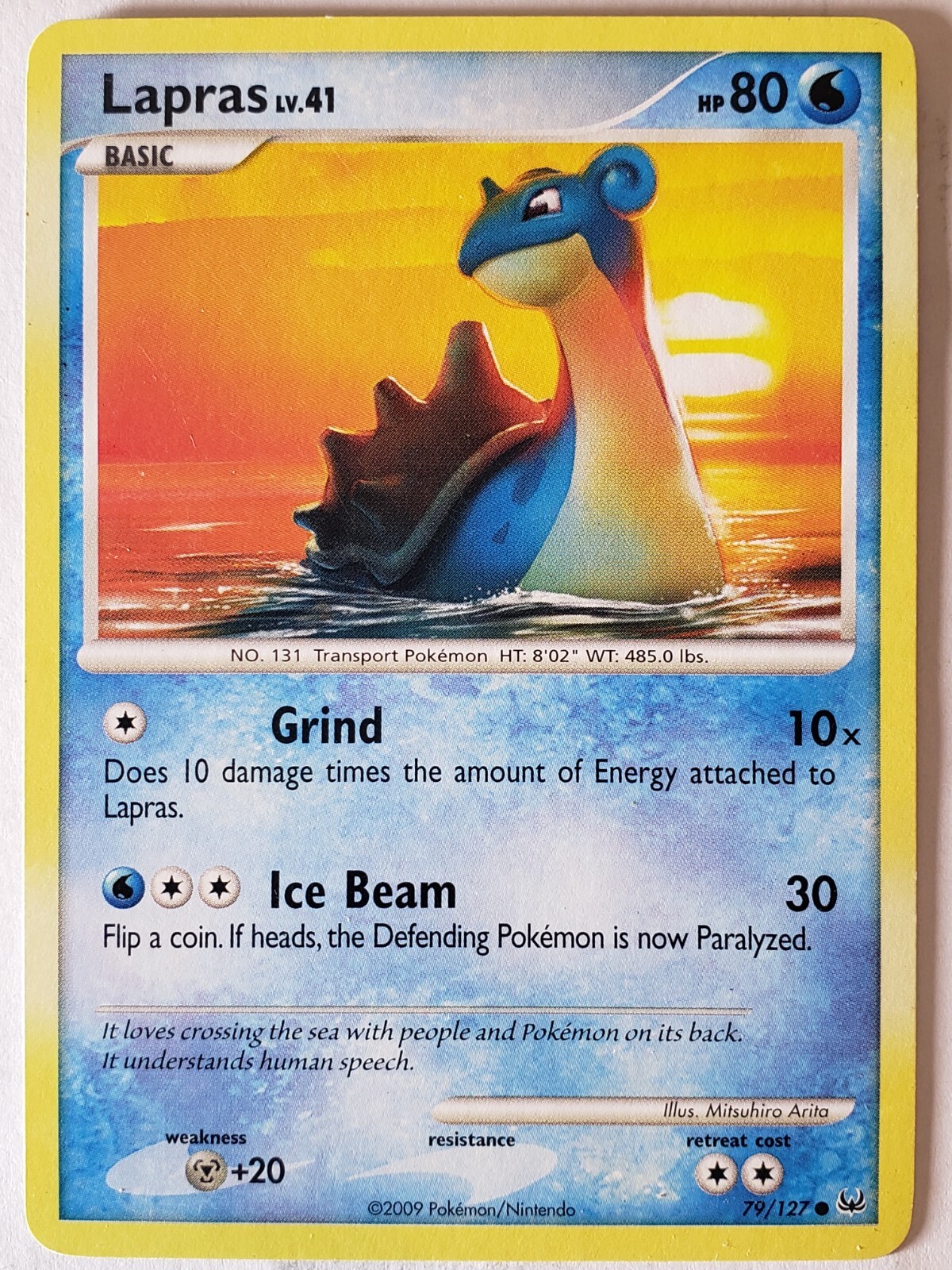 Lapras 79/127 VLP - Platinum Pokemon Card - $2 Combined Shipping