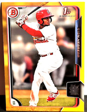 2015 Juan Herrera Bowman Prospect Yellow #BP51 - Cardinals