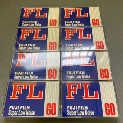 Used Cassette Tape FUJI FILM FL C-60 8 Pieces Set