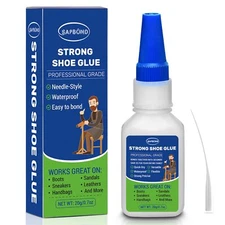 Shoe Glue Quick Dry Sole Repair Glue Waterproof for Sneakers, Boots, Sandals