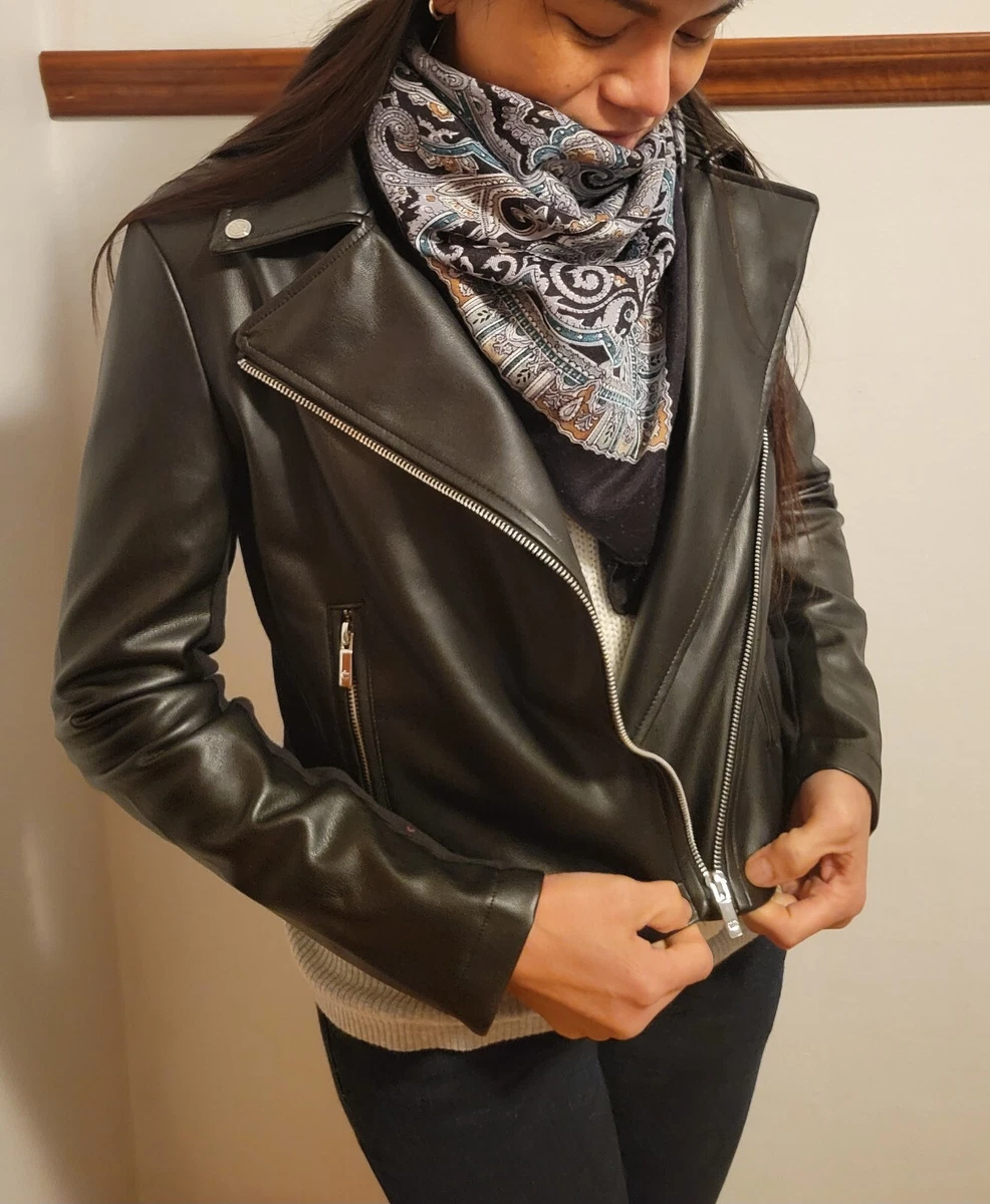 Juicy couture leather clearance jacket