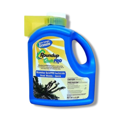 Roundup QuikPro Herbicide 6.8# Jar- Glyphosate Diquat Monsanto QuickPro