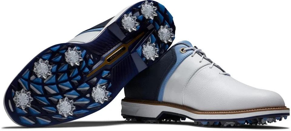 Обувь для гольфа FootJoy Dryjoys серии Premiere Packard - белая/синяя 54398-BLEMS - Изображение 4 из 4