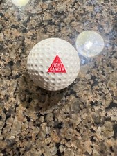 LOGO GOLF BALL- 1 ORIGINAL FIGHT CANCER-VINTAGE PGA-OLDER LOGO