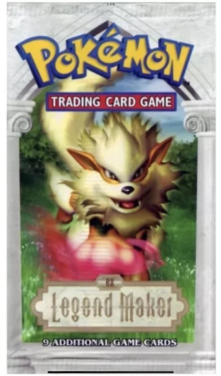 2006 Pokemon Card Game (TCG) - ex LEGEND MAKER - Empty Booster Packs  Wrappers | eBay