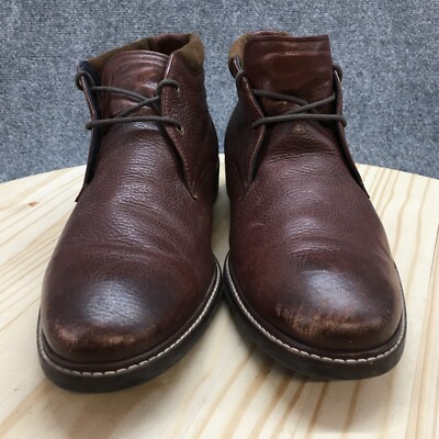 Cole Haan Boots Mens GrandOS Watson Chukka Comfort Brown Leather Lace Up Size 11 Cole Haan Boots Mens 11.5 M GrandOS Watson Chukka Comfort  main image 2