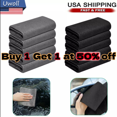 5-20 Thickened Magic Cleaning Cloth Reusable Thicken Microfiber Cleaning Rags US