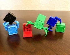 Transforming Little Cube Guy Gadget ABS 3D printed Transforming Desk Toy Fidget