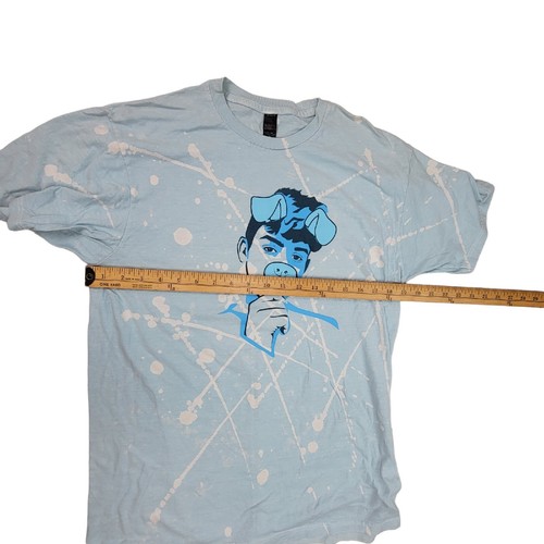 Artist Charles Gitnick End Gun Violence T-Shirt Paint Splatter Portrait Sz M - Picture 11 of 18