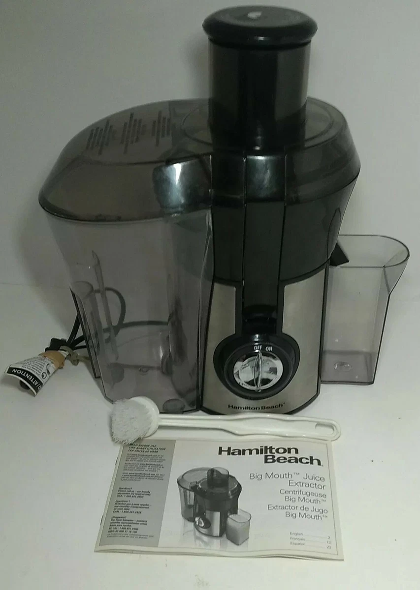 Hamilton Beach Big Mouth Juice Extractor 800w model 67608Z type CJ14