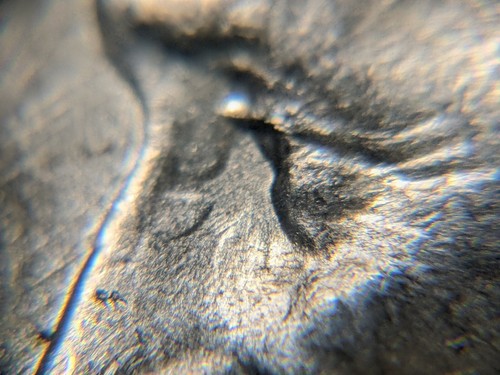 1964-D DIE CLASH US MINT ERROR ROOSEVELT SILVER DIME HOT LIPS - Picture 2 of 12