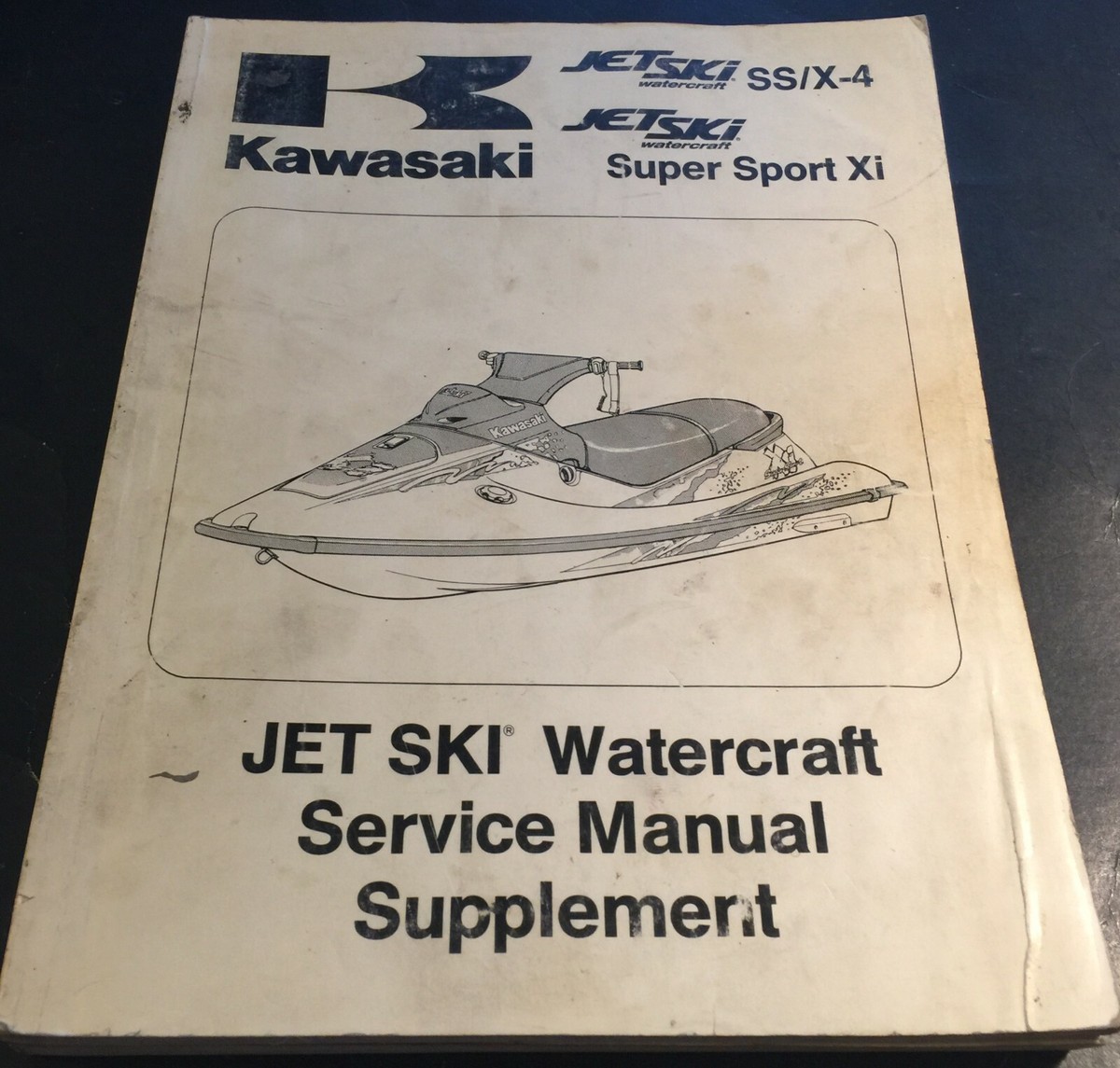 1992-1996 KAWASAKI JET SKI SS/X-4 SERVICE MANUAL SUPPLEMENT 99924