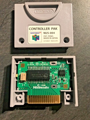 Nintendo N64 Controller Pak Memory Card FRAM upgraded Permanent Reliable Saves EBay