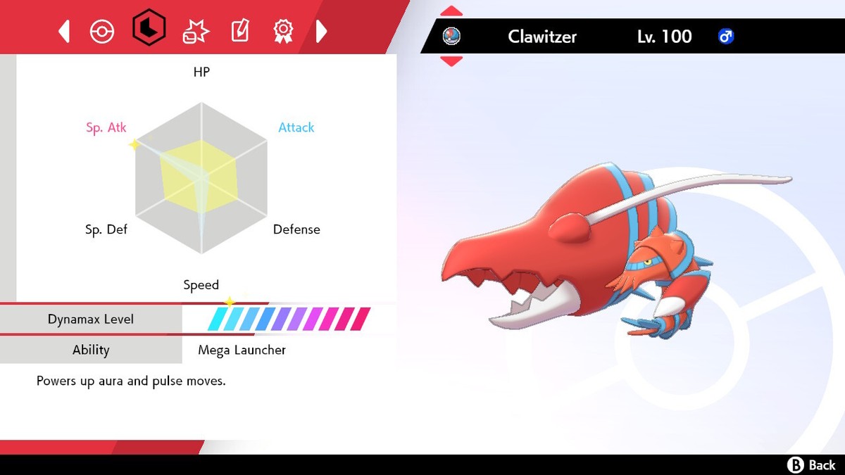 Clauncher Evolution Pokemon Sword