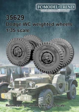 FC Model Trend 1/35 Dodge WC Weighted Wheels for AFV Club kits