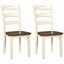 signature design by ashley woodanville dining room chair cream/brown