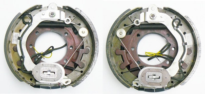 2x 12-1/4x3-3/8'' LIPPERT AXLE 10K GD Electric Backing Plate 10000 Trailer Brake