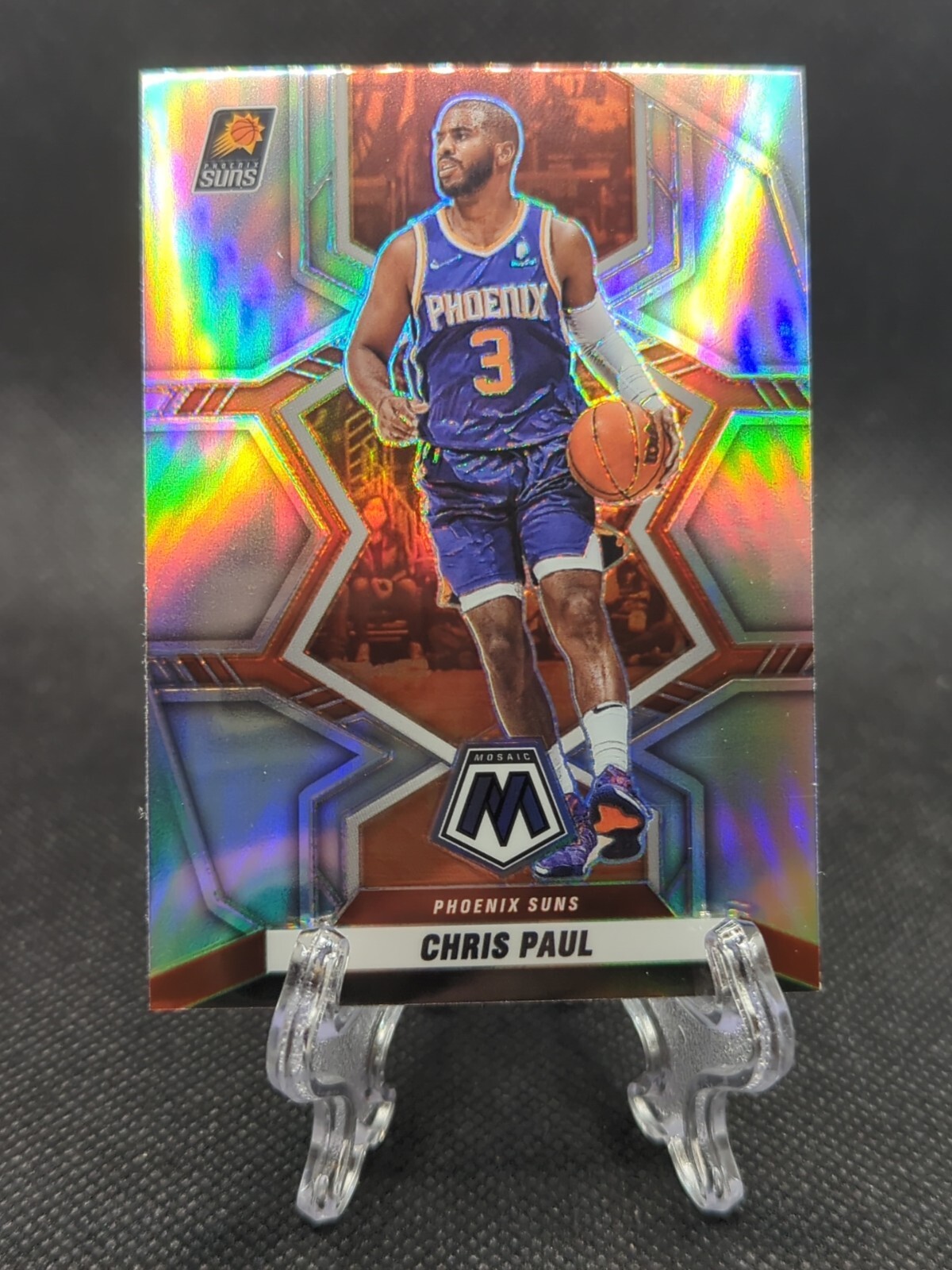 Chris Paul 2021-22 Panini Mosaic #118 Silver Phoenix Suns