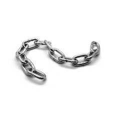 Strong Heavy Duty Steel Chain BZP Bright Zinc Plated Side Welded Security Links