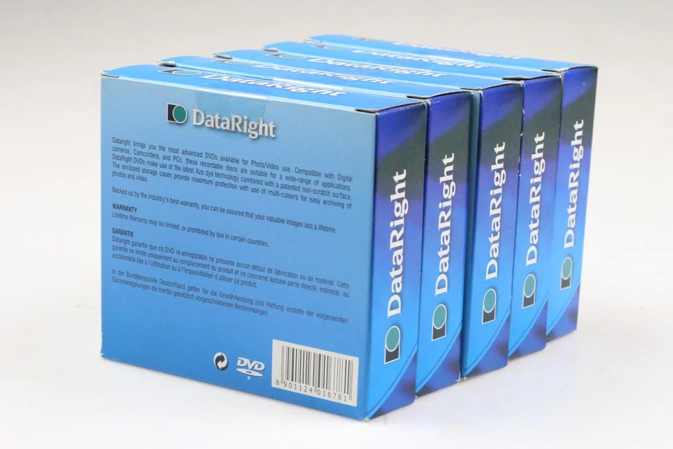 DataRight DVD-R 1,4GB 30min 5erPack - 5 Stück - Bild 2 von 3