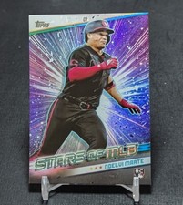 Noelvi Marte Stars Of MLB Foil Rookie RC 2024 Topps Series 2 Card #SMLB-38 Reds. rookie card picture