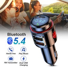 Wireless Bluetooth Car FM Transmitter Handsfree Kit MP3 Player Adapter Charger