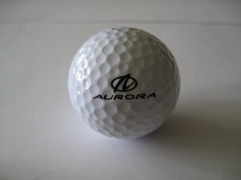 Aurora Logo Golf Ball New Top Flite Car Automobile Motor Company