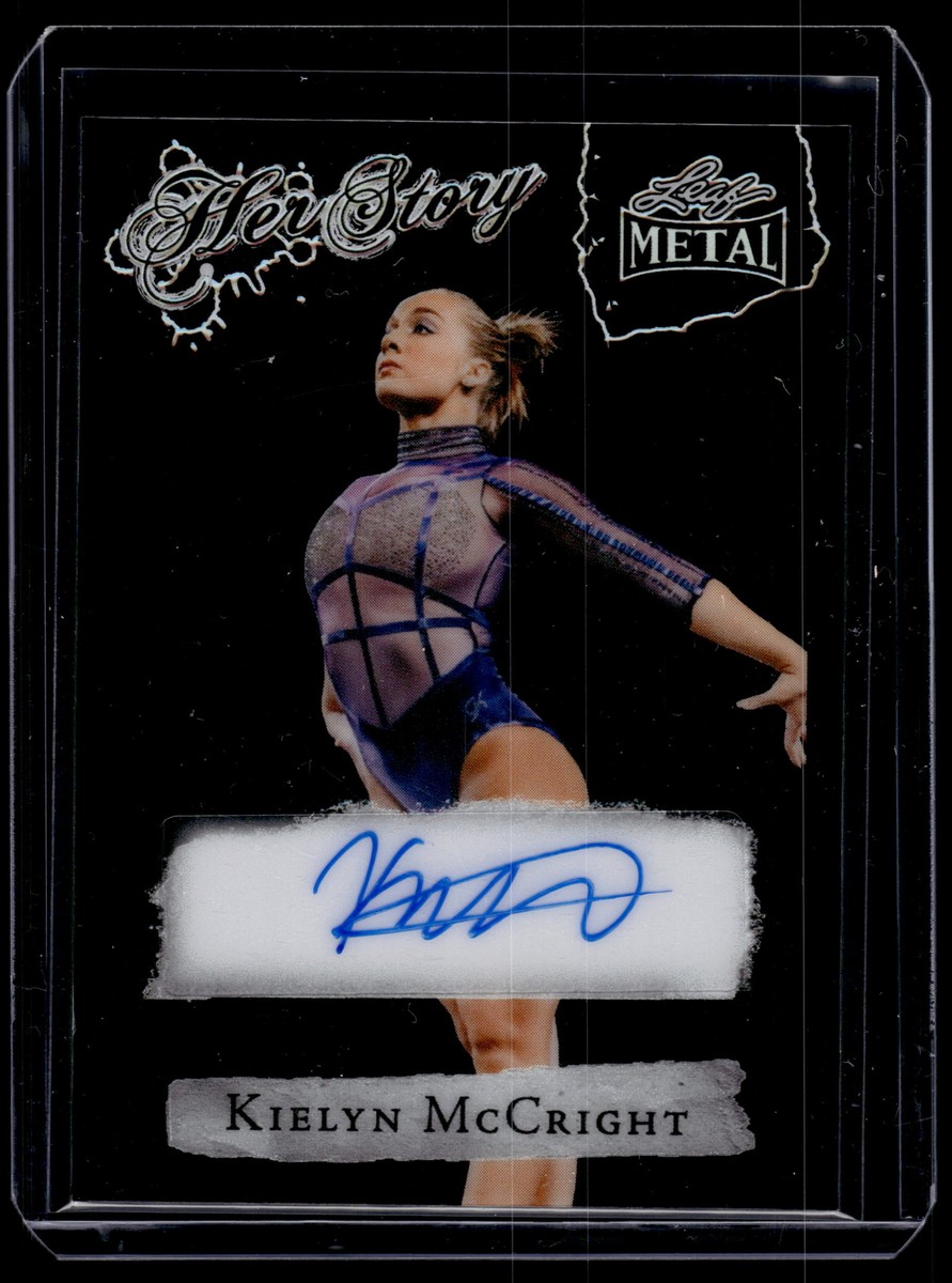 Kielyn McCright 2024 Leaf Metal Her Story Black Prismatic Auto