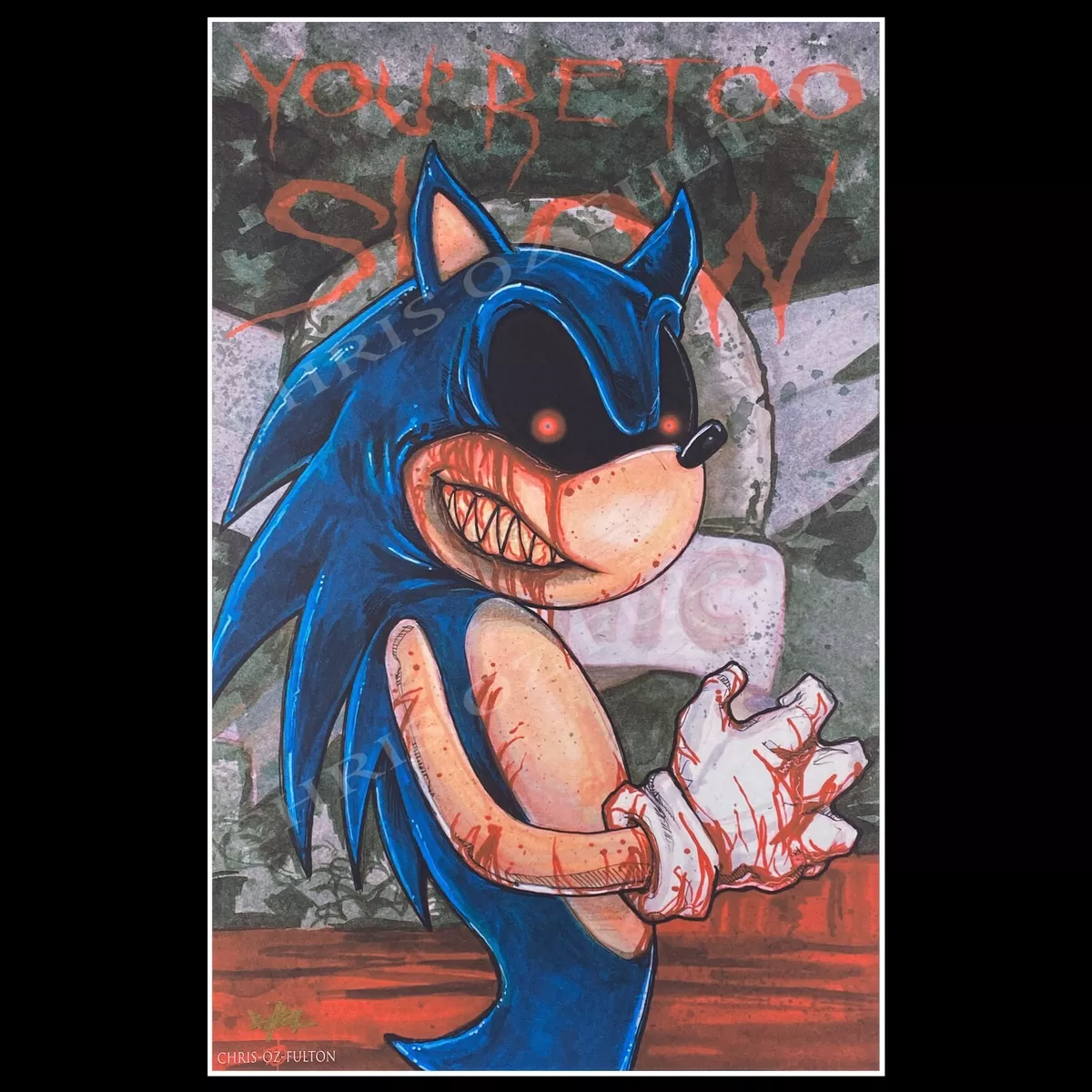 Sonic.EXE Poster for Sale by JamesBonomo1102