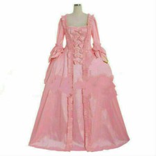 18th Century Marie Antoinette Pink Dress Dress Costume Dress
