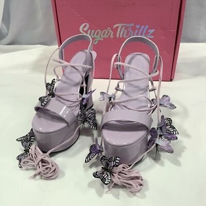 pixie queen lace up heels