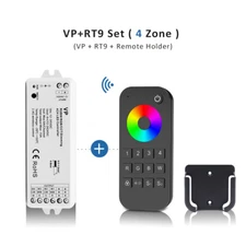 2.4G Wireless 4CH LED Dimmable Control +4-zone RF Remote for 5050 RGB RGBW Strip