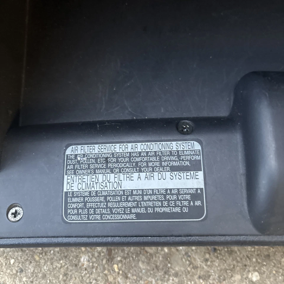 Conjunto de guantera Toyota Corolla 2003-2008 puerta completa con pestillo negro Foto 4 de 4